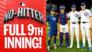 The FULL NINTH INNING of Cubs NOHITTER Plus celebration  hear from Porter Hodge amp Miguel Amaya [upl. by Aitnyc]