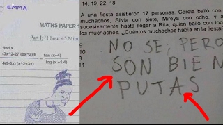 Respuestas de Examenes Graciosas [upl. by Nnayllek]