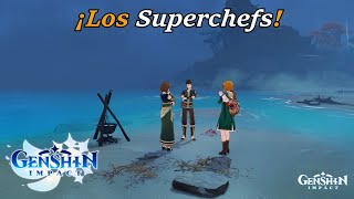 Genshin Impact Gameplay  ¡Los Superchefs en Español [upl. by Euqinu]