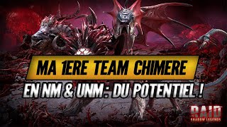 Ma Première Team Chimère Cauchemar et Ultra Cauchemar  Du Potentiel   Raid Shadow Legends [upl. by Hairabez131]