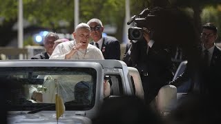 Papa Francesco a TimorEst terza tappa del suo viaggio apostolico [upl. by Areemas163]