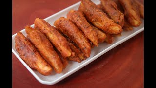 পটেটো ওয়েজেস  Spicy Potato Wedges  No oven Potato wedges  Crispy potato wedges [upl. by Atirihs]