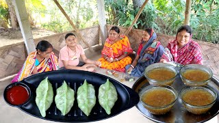 অতিথিদের আবদারে আজ গন্ধরাজ মোমো ও চিকেন সুপ বানিয়ে দিলাম  Gandharaj Momo amp chicken soup [upl. by Enneite]