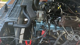 Part 2 ls swap squarebody wiring battery ￼cablesbulk head power [upl. by Birgit38]