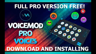 ✅ VOICEMOD PRO  TUTORIAL VOICEMOD PRO CRACKED 2022  How to Install [upl. by Anaehs]