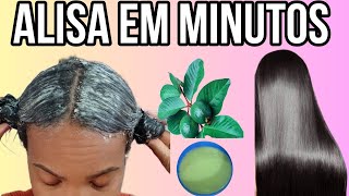 USEI SÓ UMA VEZ O CABELO FICOU LISO ESCORRIDO PROGRESSIVA COM RESULTADO DE SALÃOsó 3 ingredientes [upl. by Shermie]