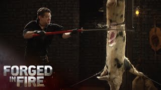 Forged in Fire The Nagamaki Samurai Sword SLICES IT UP Season 6 [upl. by Martinelli]