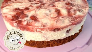 schnelle RotegrützeTorte mit Schokoboden🥰 [upl. by Haron]