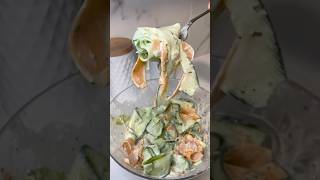 🔴 RECETTE  SALADE 🥗 CONCOMBRE FRAÎCHEUR shorts [upl. by Meldon]