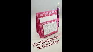 Tutorial TischkalenderNotizhalter [upl. by Noir]