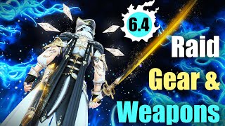 All NEW Anabaseios Gear Sets amp Weapons  Patch 64  4kUHD [upl. by Nojad]