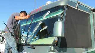 Motorhome Windshield Replacement [upl. by Eveleen]