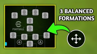 3 Balanced Custom Formations To Try in eFootball 24 😯⚡ [upl. by Charlot667]