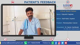 Patient Feedback Video  VijaySinh Vaghela  Kaizen Hospital [upl. by Ellehcer]