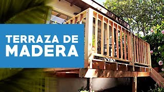 Cómo construir una terraza de madera [upl. by Remle]