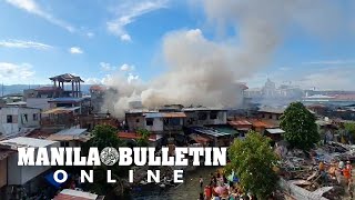 Fire hits populated area in Sitio Bato Brgy Ermita Cebu City [upl. by Maressa]