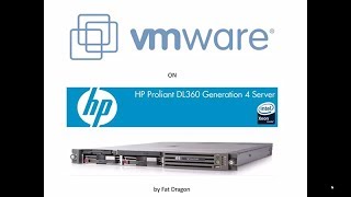 VMWare on HP Proliant DL360 G4 [upl. by Enelime171]