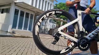 new Zipp 404 firecrest free hub sound [upl. by Sivi299]