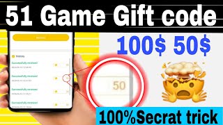 51 gift code  51 free gift code  51 gift code telegram channel  51 game gift code 🎁 today [upl. by Batista]