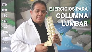 EJERCICIOS PARA COLUMNA LUMBAR Y RADICULOPATÍA [upl. by Cantlon]