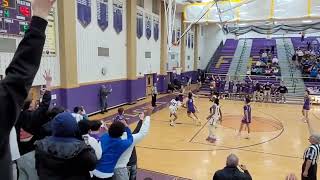 2024 Feb 26 Brody Piscitelli buzzer beater vs N Brunswick [upl. by Domenech]