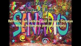 SENARIO  Puasa amp Raya Lirik [upl. by Quenna]