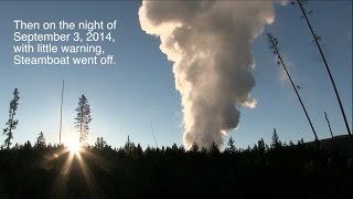 Steamboat Geyser September 2014 eruption [upl. by Seve]