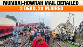 LIVE  MumbaiHowrah Mail Derails in Jharkhand 2 Dead 20 Injured as 18 Coaches Derailed  News9 [upl. by Airec]