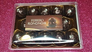 ASMR Opening amazing CANDY chocolate Ferrero Rondnoir [upl. by Onitsuaf884]