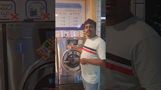 Coin Operated Washing Machine EasyLaundry BudgetTravel SelfServiceLaundry TravelTips pattaya [upl. by Atiras]