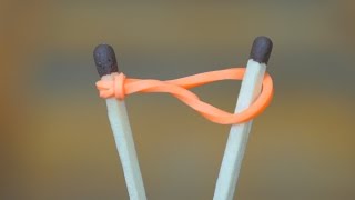 How to Light a Match with a Rubber band [upl. by Corbett]