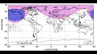 Coverage from critically inclined eccentric 12 hour eccentric orbit [upl. by Nelleyram]