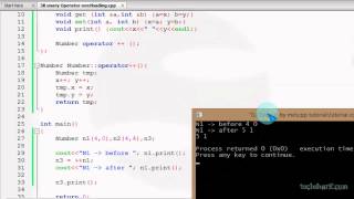 bangla c video tutorial 38 unary Operator overloading [upl. by Arvonio535]