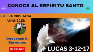 GEOVANNY BARRANTES LIVE CONOCE AL ESPIRITU SANTO [upl. by Solita]