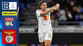 HIGHLIGHTS  Olympique Lyonnais vs Benfica  UEFA Womens Champions League 202324 Français [upl. by Igig]