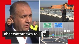 Autostrada Moldovei A7 se deschide circulaţiei azi primii 11 km gata Ultimele teste pe tronson [upl. by Schonthal]