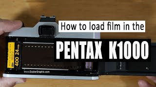 Pentax K1000 How to Load Film in the Pentax K1000 Camera [upl. by Ric]