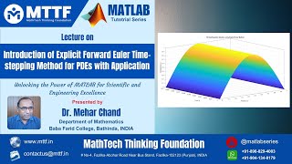 Explicit Forward Euler Timestepping Method for PDE with Application  Explicit Forward Euler Method [upl. by Maria]