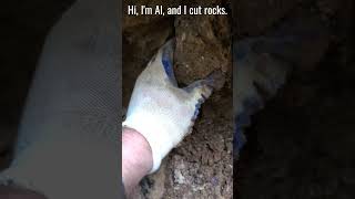 I unearthed a HUGE chunk of Seam QuartzAgate Geode rockhound rock agate quartz druzy 💎 [upl. by Tongue518]