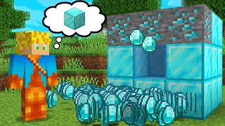 Creé una MÁQUINA de DIAMANTES INFINITOS en Minecraft [upl. by Allis]