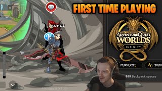 I Played AQW Infinity For The FIRST TIME [upl. by Airotal]