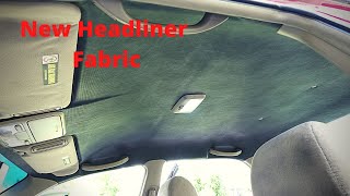 2000 Accord Headliner Fabric Replacement [upl. by Udele]