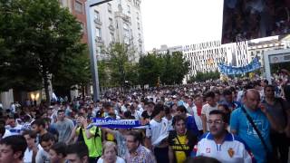 REAL ZARAGOZA MANIFESTACIÓN 17 JULIO 2014 [upl. by Supat226]