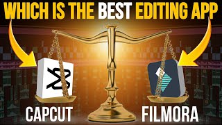 Which is The Best Video Editing App  Capcut Ya Filmora 🤔 [upl. by Gillette]