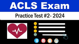 ACLS Practice Test 2024 Part 2 20 Questions Answers AHA Advanced Cardiovascular Life Support [upl. by Nierman]