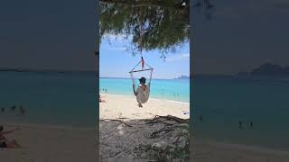 Swinging into Thai Paradise Phi Phi Islands Bliss 🌴✨ [upl. by Ayna]