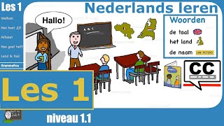 NT2 A1 LES 1  Wie ben jij 💁❓ Nederlands leren beginners 🙇🏻‍♂️ 11  Dutch for beginners Start [upl. by Sinegold107]