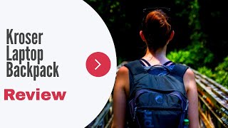 Kroser laptop backpack review  budget backpack  everyday bag [upl. by Akoek437]