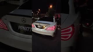 Mercedes c200 AMG exhaust sound [upl. by Nonie]