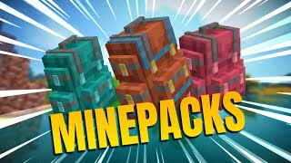 Mochilas en minecraft con el mejor Plugin MINEPACKS [upl. by Melinde]